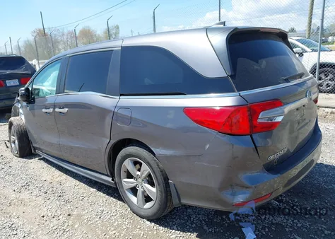 2020 Honda Odyssey Ex-L/Ex-L W/Navi Res from USA, damaged, VIN 5FNRL6H71LB069286